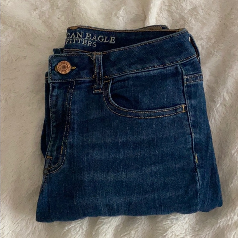 american eagle blue jeans